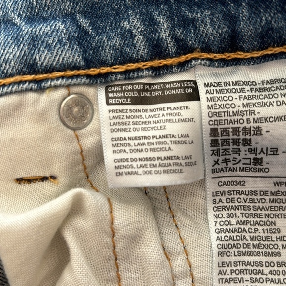 Levi’s 505 regular jeans nwt - Picture 8 of 10